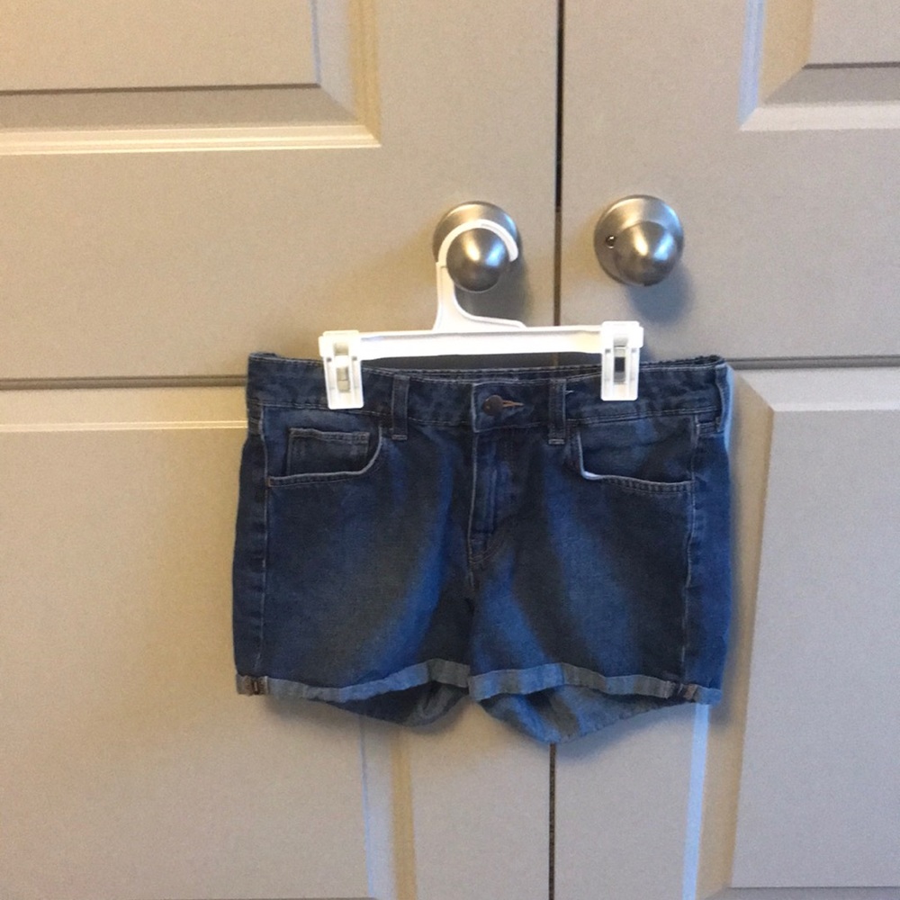 denim shorts